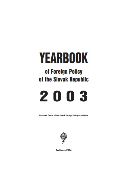 Ročenka zahraničnej politiky Slovenskej republiky 2003