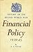 Financial Policy 1939-45