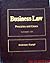 Business law principles and cases by Ronald A. Anderson