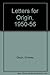 Letters for Origin 1956 by Charles Olson (1988-10-03)