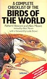 A complete checklist of the birds of the world A complete checklist of the birds of the world