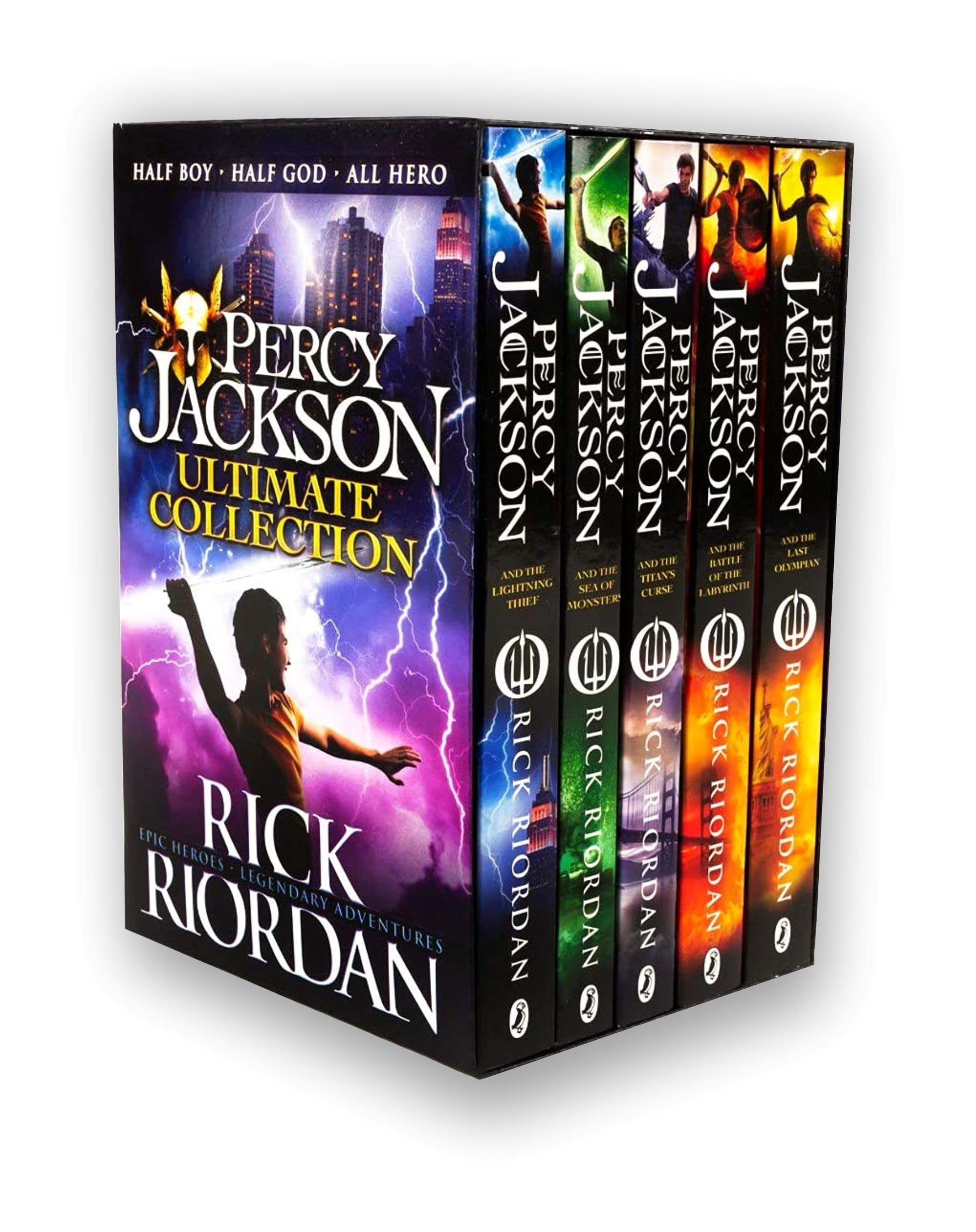 Percy Jackson and the Olympians 5 Book Boxed Set by Rick Riordan