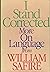 I Stand Corrected: More on Language
