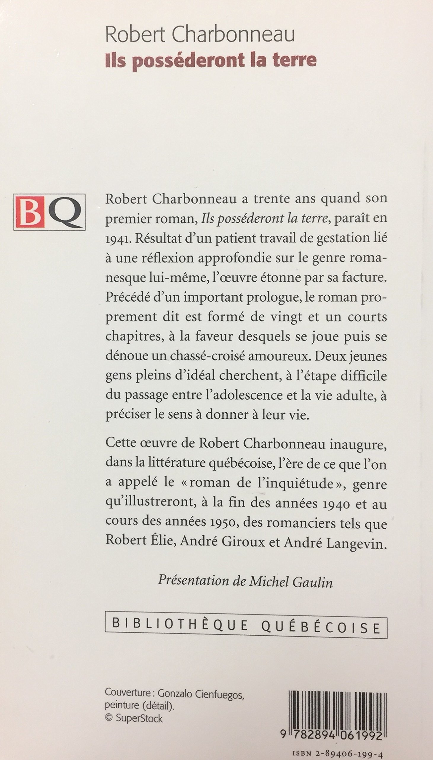 ils possederont la terre (Paperback)