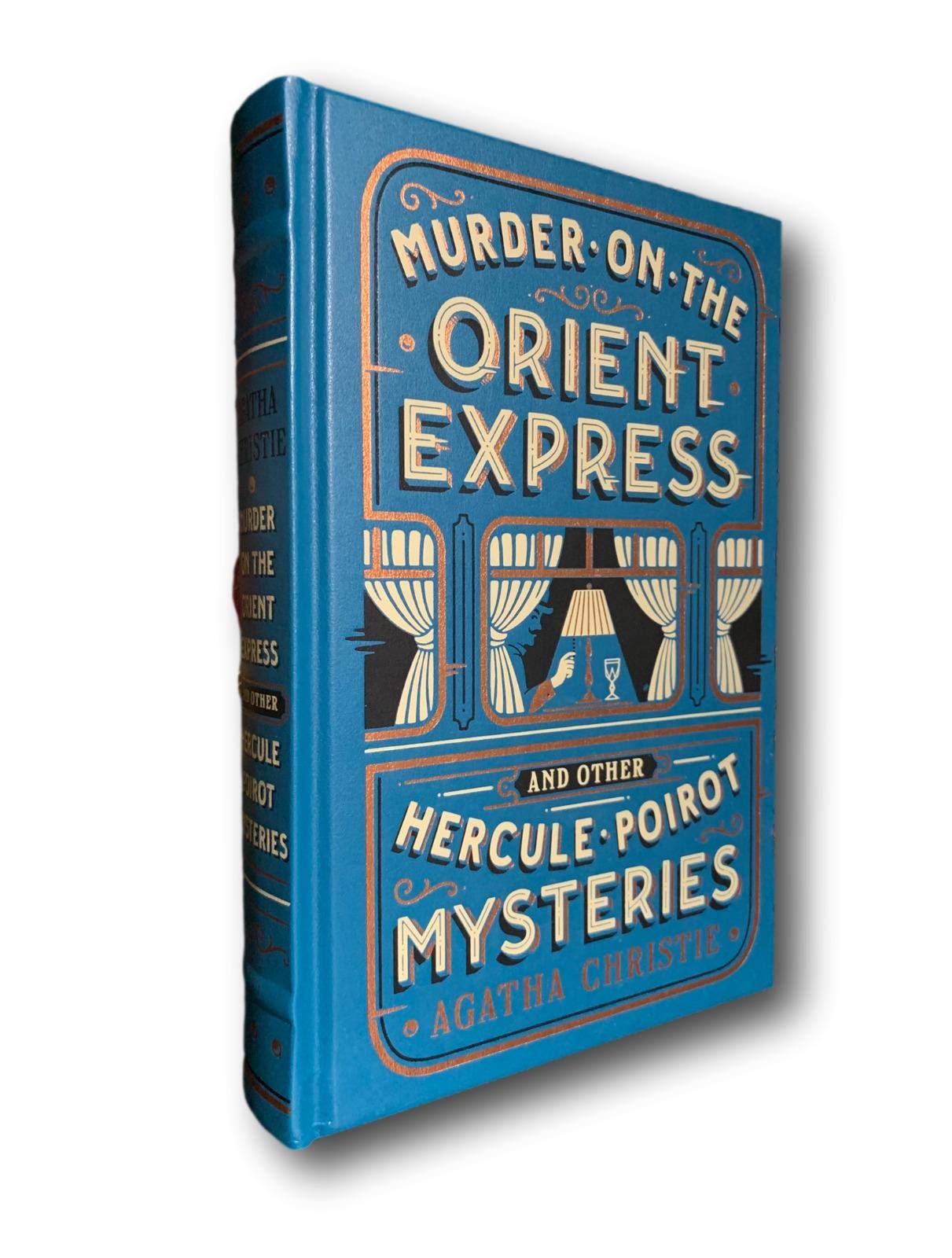 Rare Murder on the Orient Express Mysteries Christie Leather Bound Hardback 1st Print