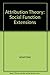 Attribution Theory: Social and Functional Extensions (March 1, 1984) Hardcover
