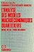 L'Analyse des modèles macroéconomiques quantitatifs (Collection Economie et statistiques avancées) (French Edition)