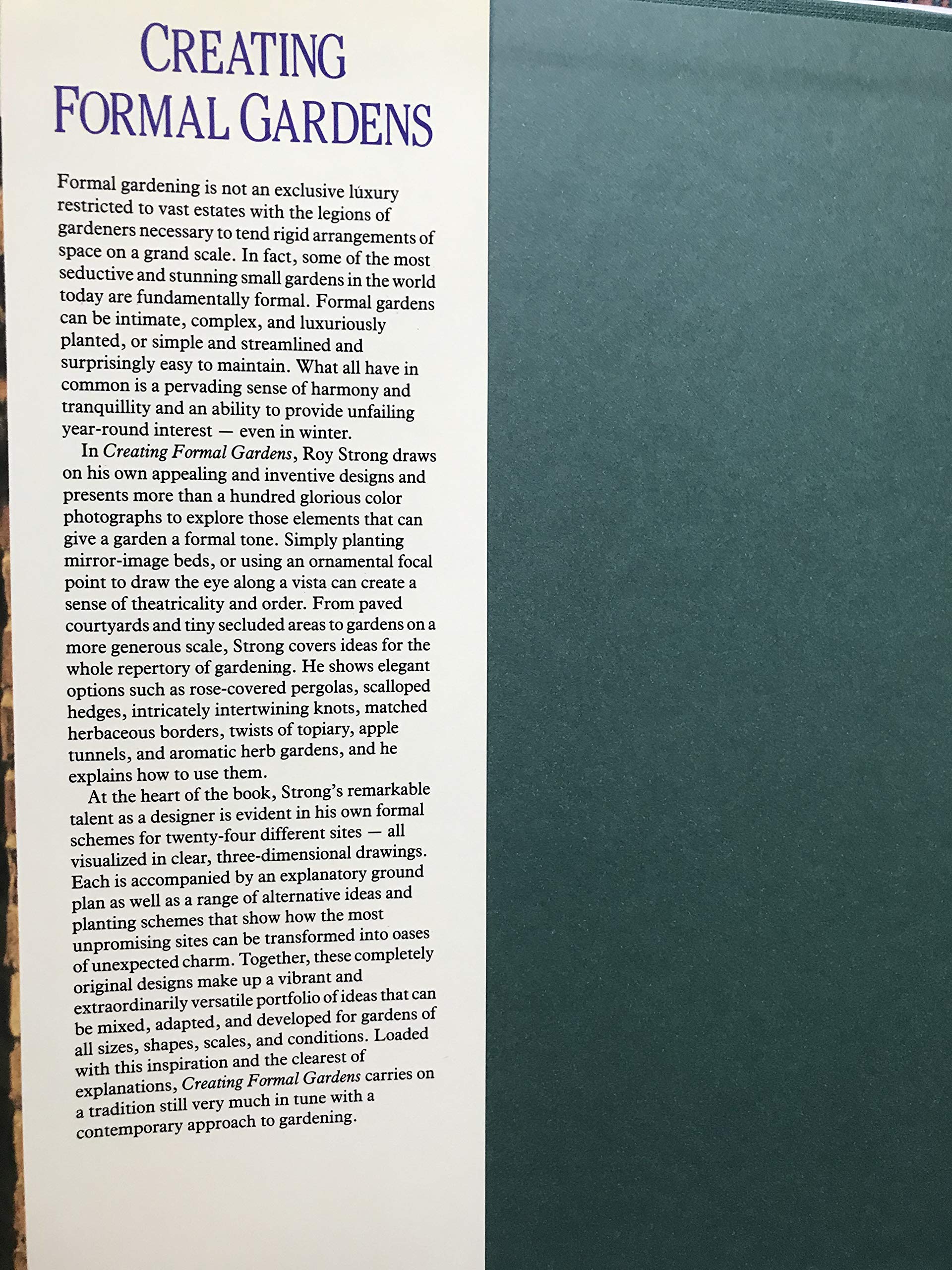 Creating Formal Gardens (Hardcover)