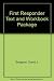 First Responder and Student Workbook Package (8th Edition) 8th Edition by Bergeron, J. David, Bizjak, Gloria, Le Baudour, Chris, Wesle (2008) Paperback