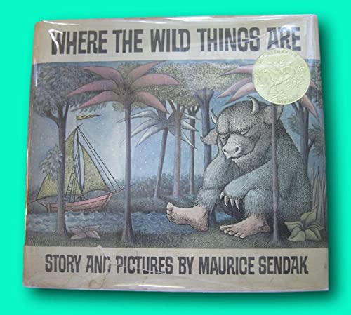 WHERE THE WILD THINGS ARE by Maurice Sendak 1st 1974 printing HCDJ