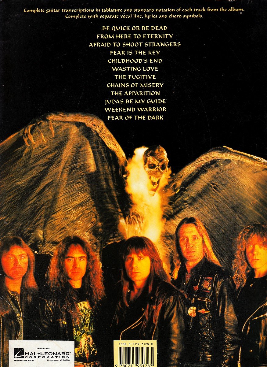 Iron Maiden Fear of the Dark (Guitar Tab/Songbook)