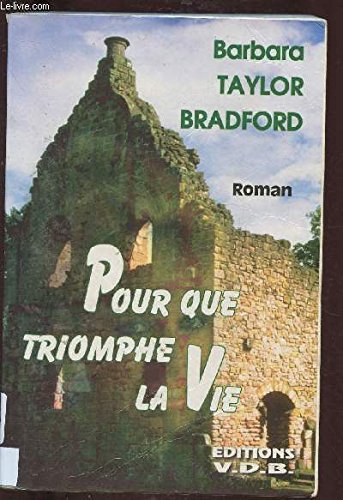 POUR QUE TRIOMPHE LA VIE (ROMAN) - GROS CARACTERES