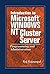 [(Introduction to Microsoft Windows NT Cluster Server : Programming and Administration)] [By (author) Raj Rajagopal] published on (December, 1999)