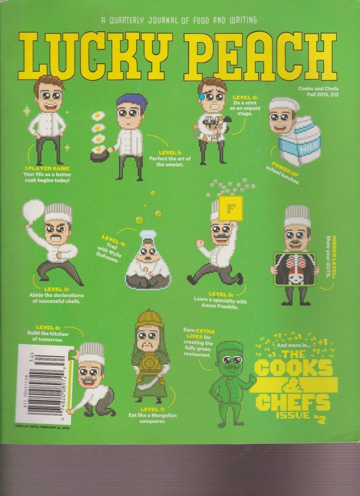 LUCKY PEACH MAGAZINE #9 FALL 2013, THE COOKS & CHEFS ISSUE. Product (Paperback)