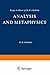 Analysis and Metaphysics: Essays in Honor of R. M. Chisholm: Essays in Honour of R.M. Chisholm (Philosophical Studies Series) (1975-08-31)