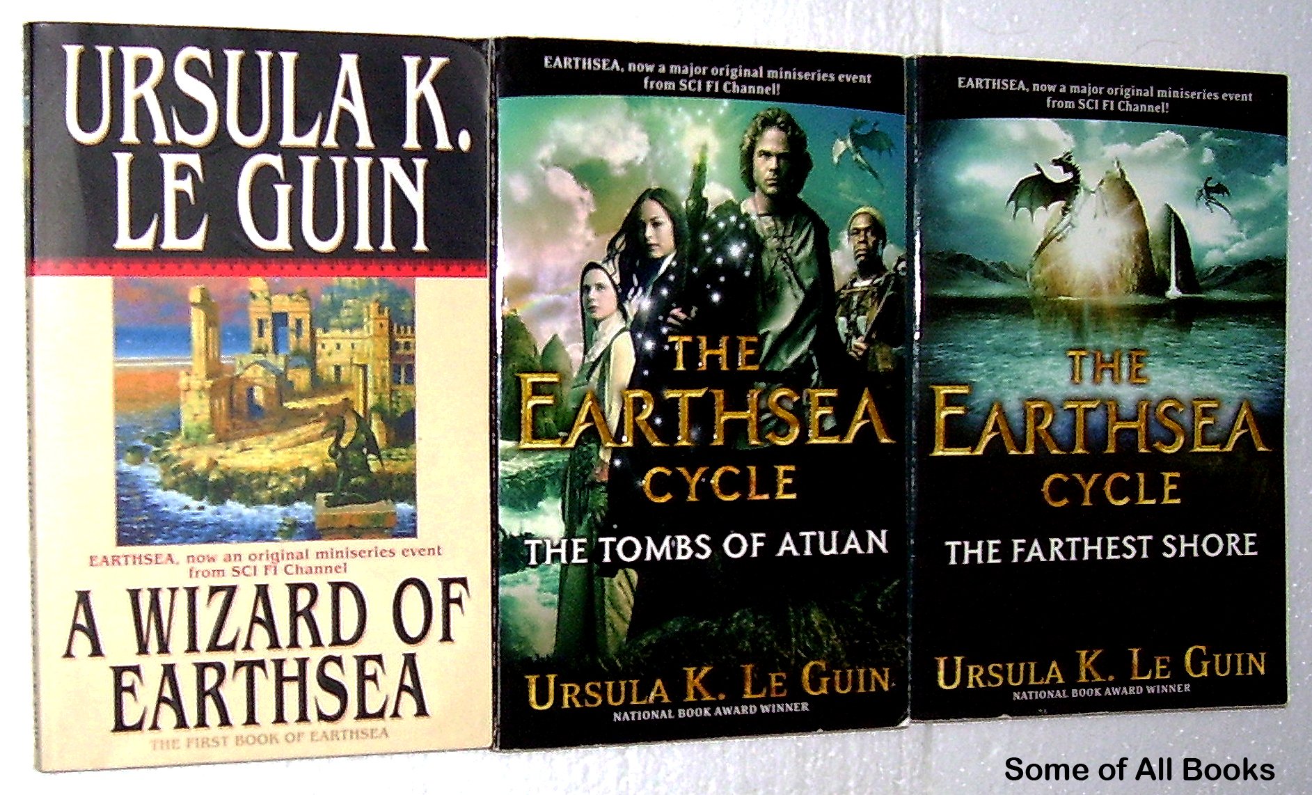 Earthsea Boxed Set - a Wizard of Earthsea - Tombs of Atuan - Farthest Shore - Complete 3 Volume Set