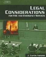 Legal Considerations for Fire & Emergency Services (Paperback)