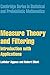 [Measure Theory and Filtering: Introduction with Applications (Cambridge Series in Statistical and Probabilistic Mathematics)] [By: Aggoun, Lakhdar] [September, 2004]