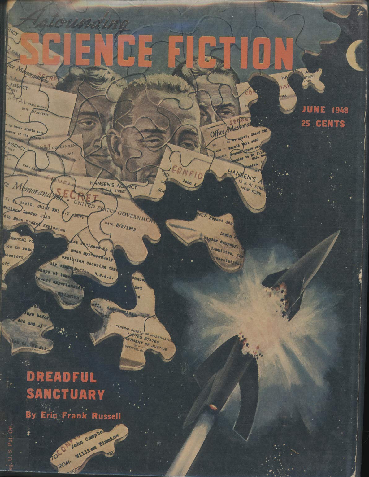 Astounding Science Fiction Magazine, Vol. 41, No. 4, June 1948 (Paperback)