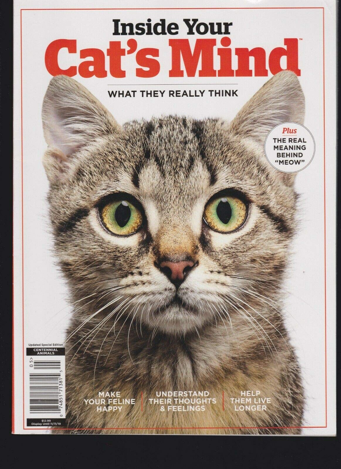 CENTENNIAL ANIMAL MAGAZINE 2019, INSIDE YOUR CAT'S MIND. (Paperback)
