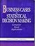 Business Cases in Statistical Decision Making: Computer Based Applications/Book and Disk by Lawrence H. Peters (1994-01-03)
