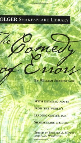 The Comedy of Errors (Folger Shakespeare Library) by Shakespeare, William published by Simon & Schuster (2004) [Mass Market Paperback]