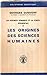 Les origines des sciences h...