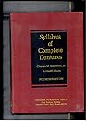 Syllabus of Complete Dentures