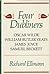 FOUR DUBLINERS: OSCAR WILDE, WILLIAM BUTLER YEATS, JAMES JOYCE, SAMUEL BECKETT by Richard Ellmann (1987 Hardcover in dust jacket 122 pages including Index. George Braziller publishers, Stated 1st United States printing)