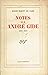 Notes sur andré gide 1913-1951