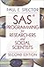 SAS Programming for Researchers and Social Scientists by Paul E. Spector (2001-06-05)