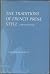 The Traditions of French Prose Styles. A rhetorical study