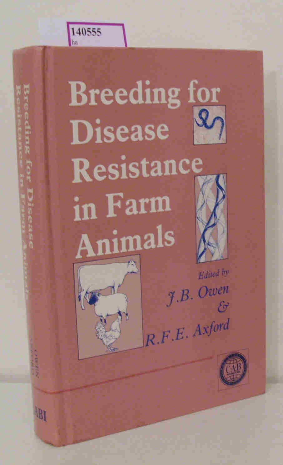 Breeding for Disease Resistance in Farm Animals (Hardcover)