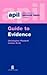 APIL Guide to Evidence by Stephen Glynn New title Edition (2008)