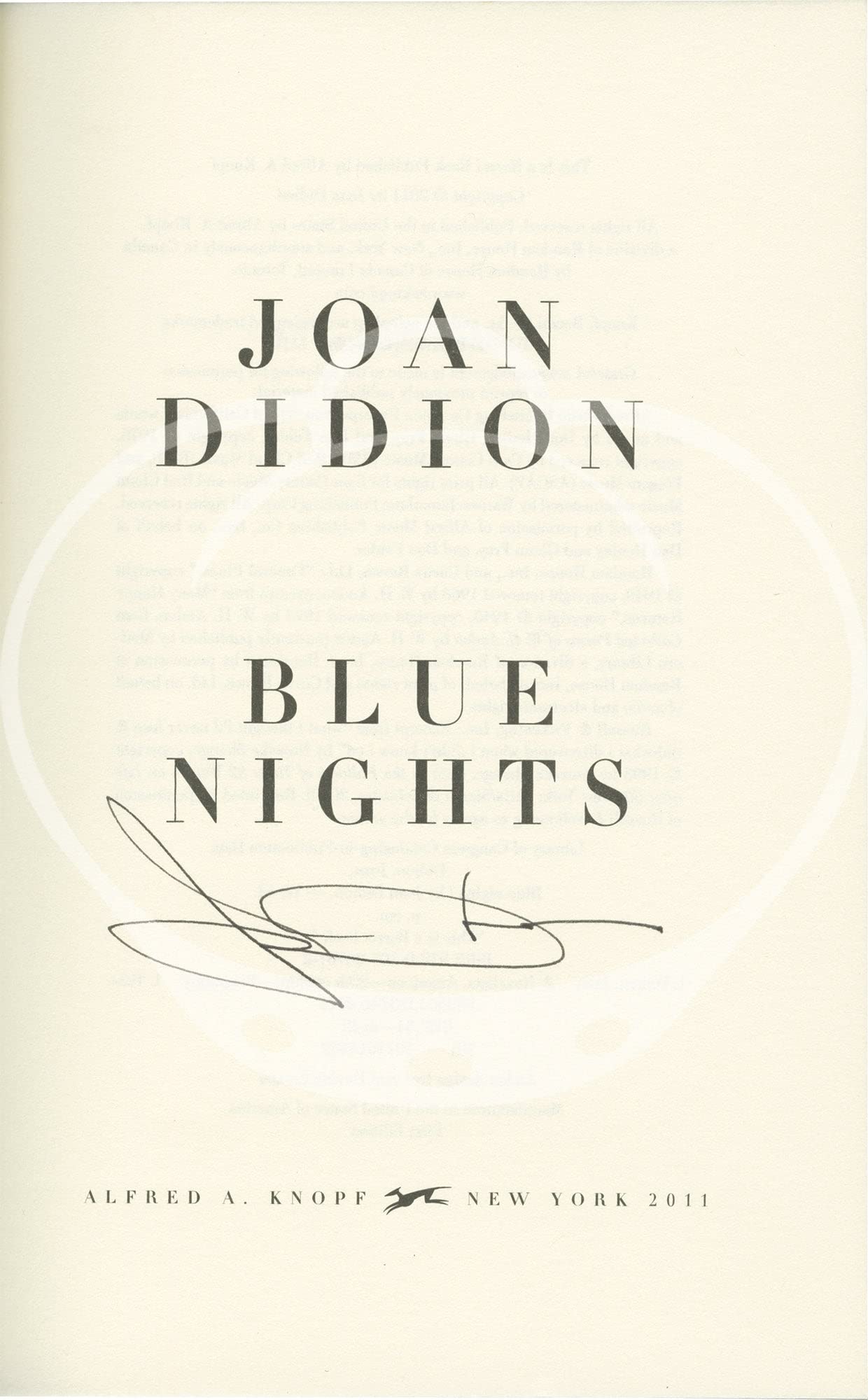 Blue Nights