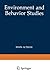 Environment and Behavior Studies: Emergence Of Intellectual Traditions (Human Behavior and Environment) by Irwin Altman (2013-10-04)