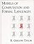 Models of Computation and Formal Languages by Taylor, R. Gregory(October 2, 1997) Hardcover
