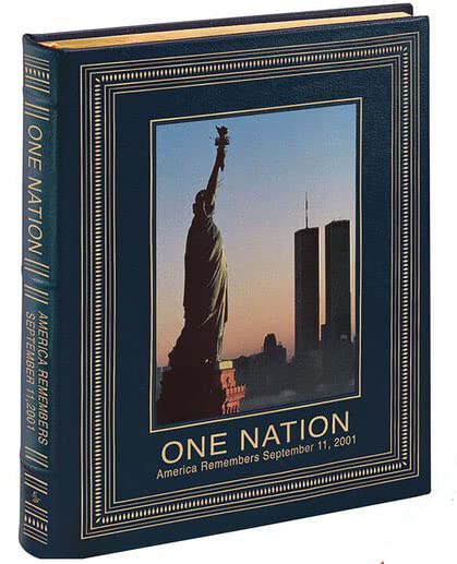 One Nation, America Remembers September 11, 2001 (Leather Bound)