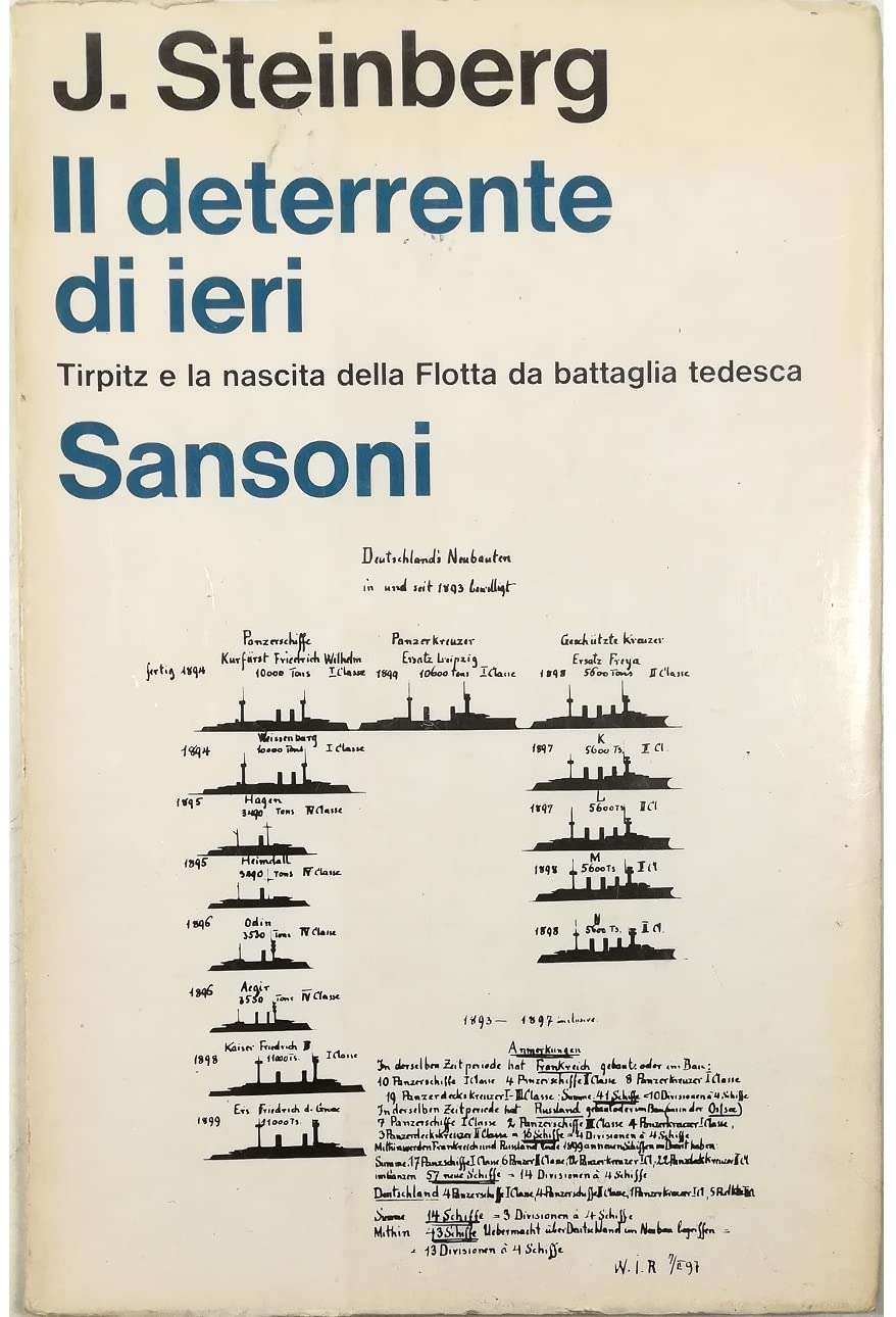 Il deterrente di ieri. Tirpitz e la nascita della flotta da battaglia tedesca. 1890 - 1914. (Paperback)