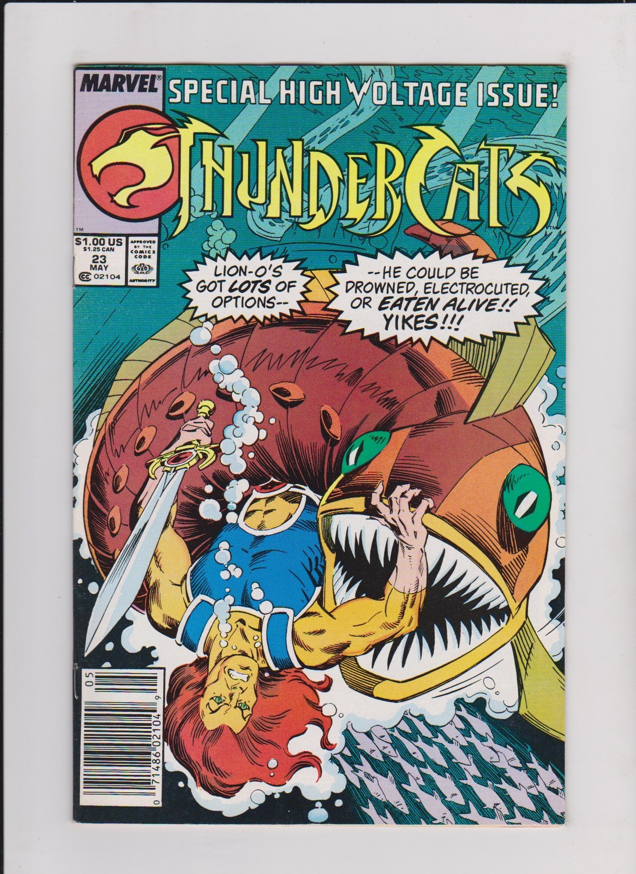 Thundercats #23 Newsstand Edition (Comic)