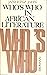Who's who in African literature: biographies, works, commentaries