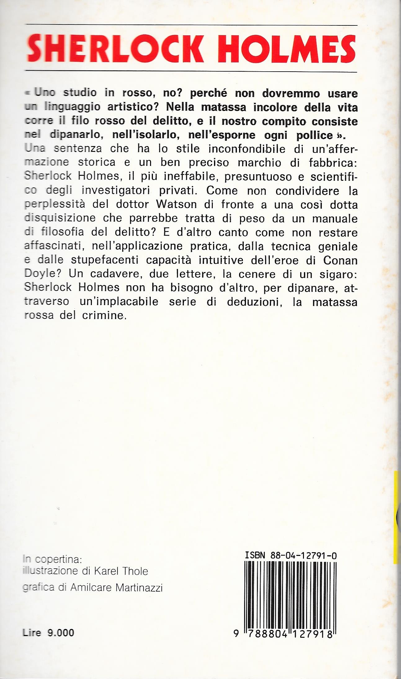 Uno Studio in Rosso (Italian Edition)