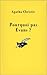 Pourquoi Pas Evans? (Livre De Poche) by Agatha Christie (1993-12-21)