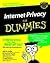 Internet Privacy for Dummies (02) by Levine, John R - Everett-Church, Ray - Stebben, Gregg - Lawren [Paperback (2002)]