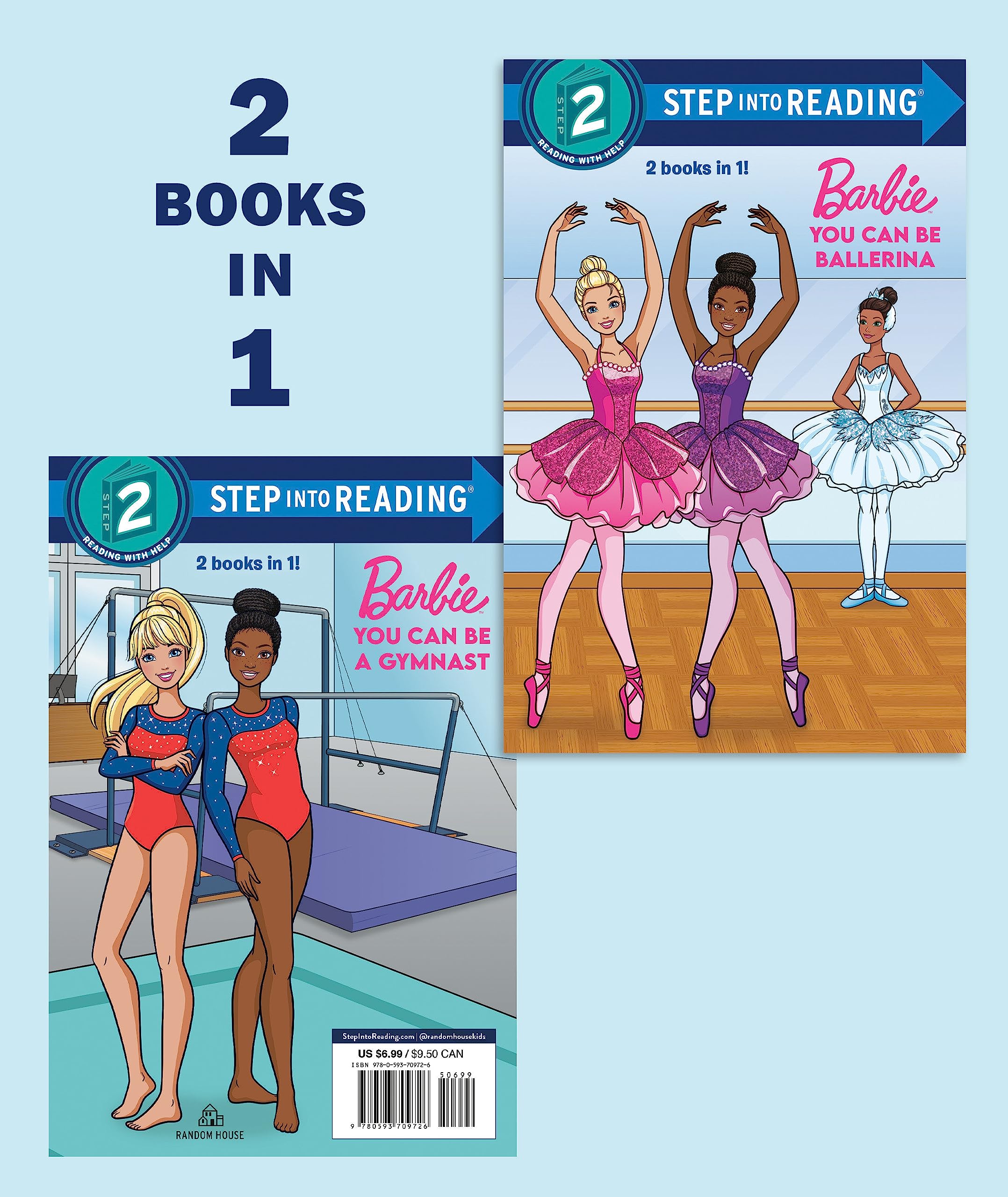 You Can Be a Ballerina/You Can Be a Gymnast (Barbie) (Step into Reading)