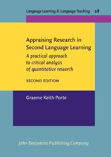 By Graeme Keith Porte: Appraising Research in Second...