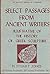 Select passages from ancient writers illustrative of the history of Greek sculpture,
