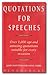 Quotations for Speeches