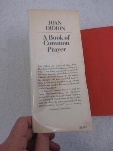 Rare Joan Didion A BOOK OF COMMON PRAYER 1977 Simon and Schuster First Edition HC/DJ [Hardcover] Joan Didion