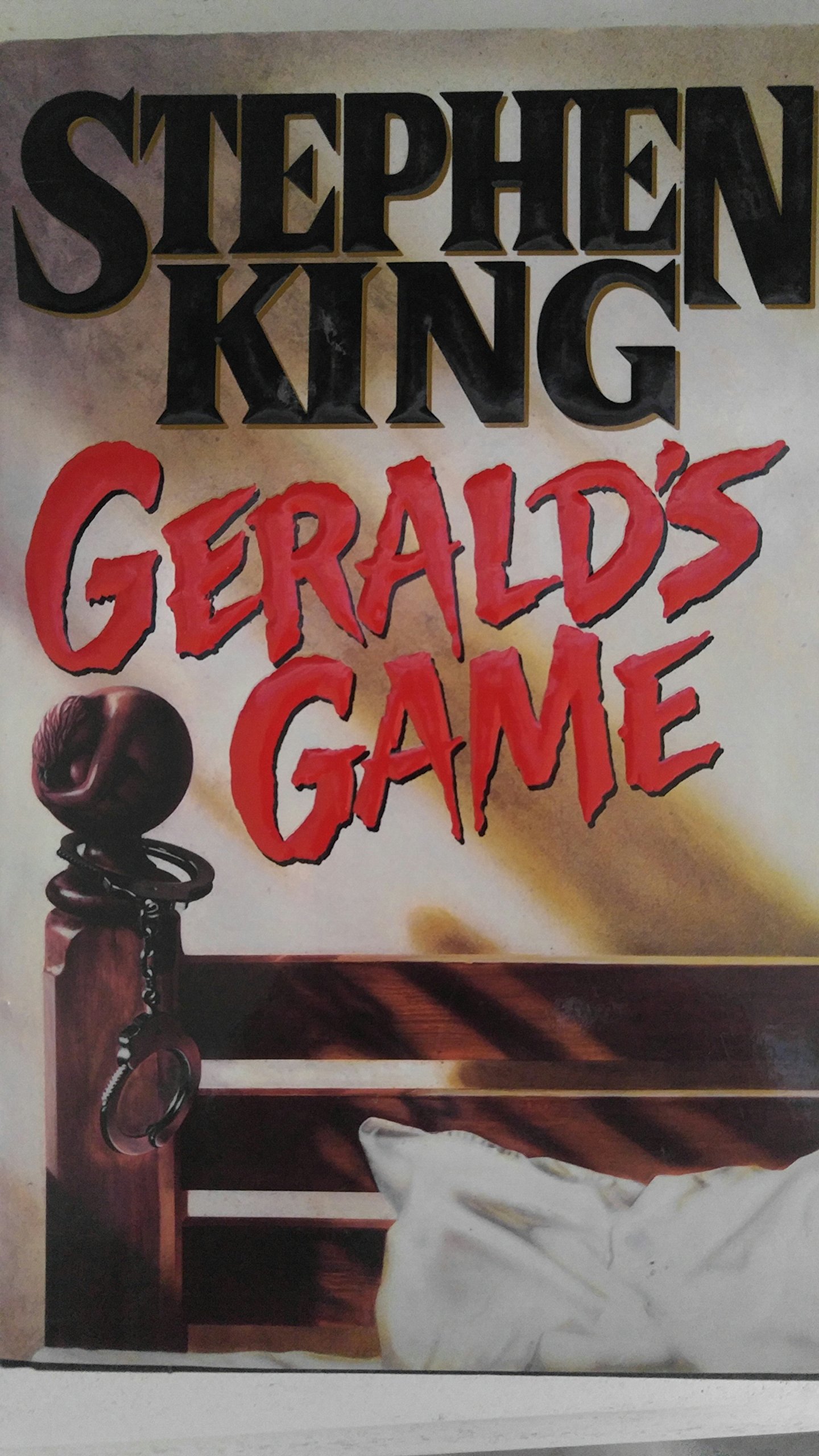 Gerald's Game Stephen King 1st edition 1st print !